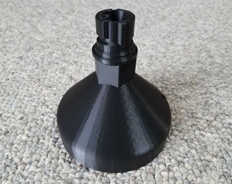 No Spill Locking Oil Change Funnel for Jeep Dodge Chrysler, Vented High Flow & Magnetic!