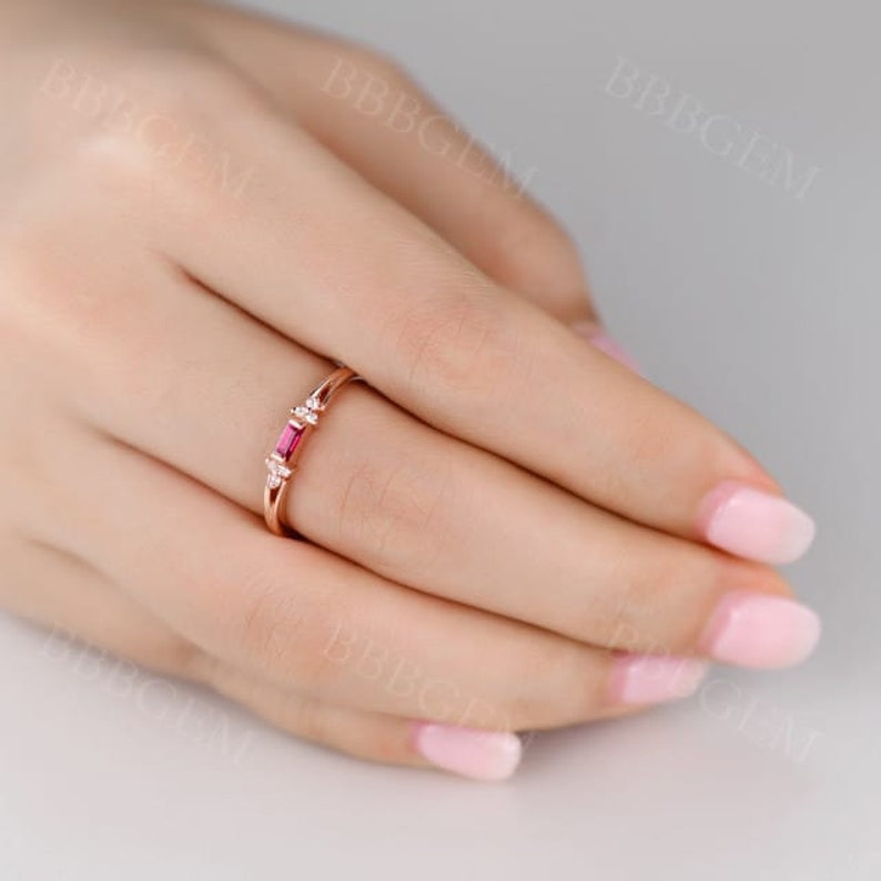 14k Gold Natural Ruby Ring / Genuine Ruby Ring Available in - Etsy