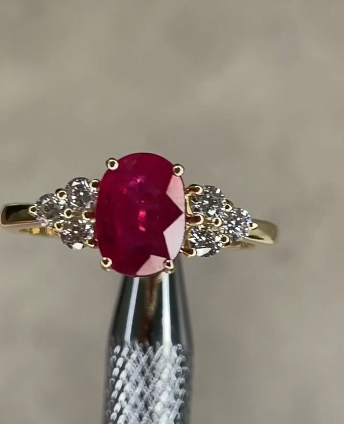 14k Gold Natural Ruby Ring / Genuine Ruby Ring Available in - Etsy