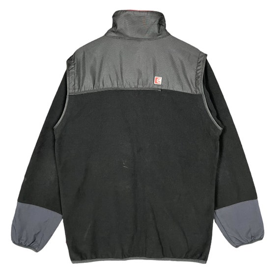 Ecko Function Zip Up Fleece Jacket Black Size Med… - image 6