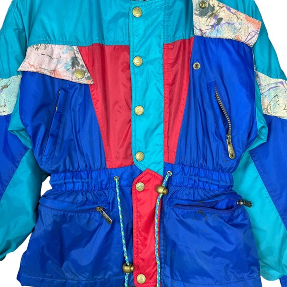 Vintage Pepsi Sport Ski Wear Windbreaker Jacket M… - image 3