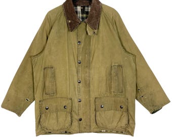 Vintage Men's BARBOUR A150 Beaufort With A297 Wax Waxed Cotton