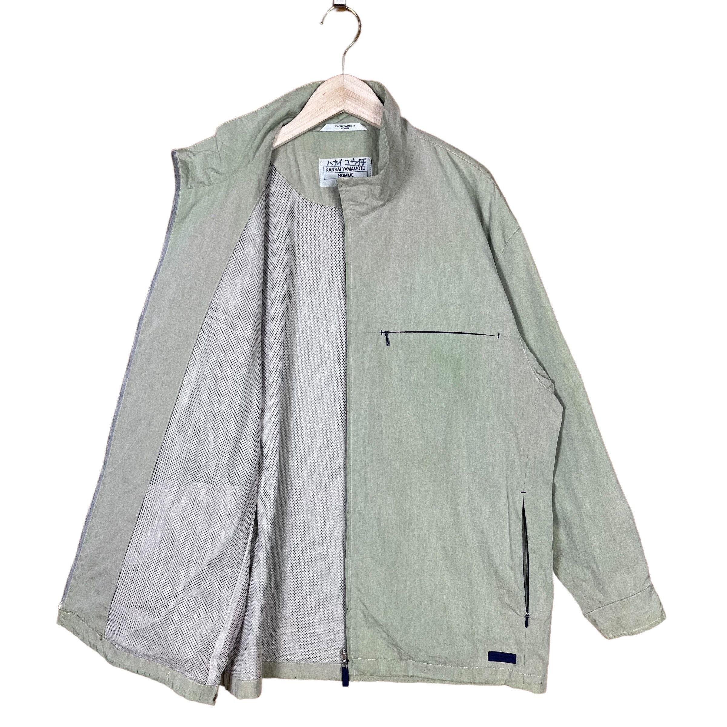 Vintage Kansai Yamamoto Homme Light Zipper Jacket Japanese