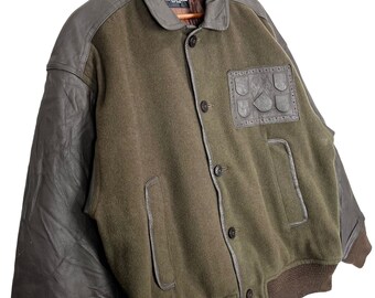 ジャケット・アウター NICOLE CLUB leather jacket archive NICOLE CLUB FOR MEN Early 00s Multi-pocket 'Fireman' Hooded