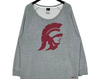 USC Trojans University of Southern California Women Sweatshirt Shoulder Collar Nike Size XL Made in Malaysia NCAA American Football College