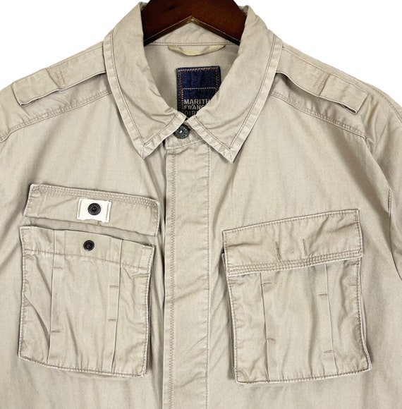 ジャケット Marithe + Francois Girbaud NYLON COACH JACKET sand JACKET - MARITHE FRANCOIS GIRBAUD