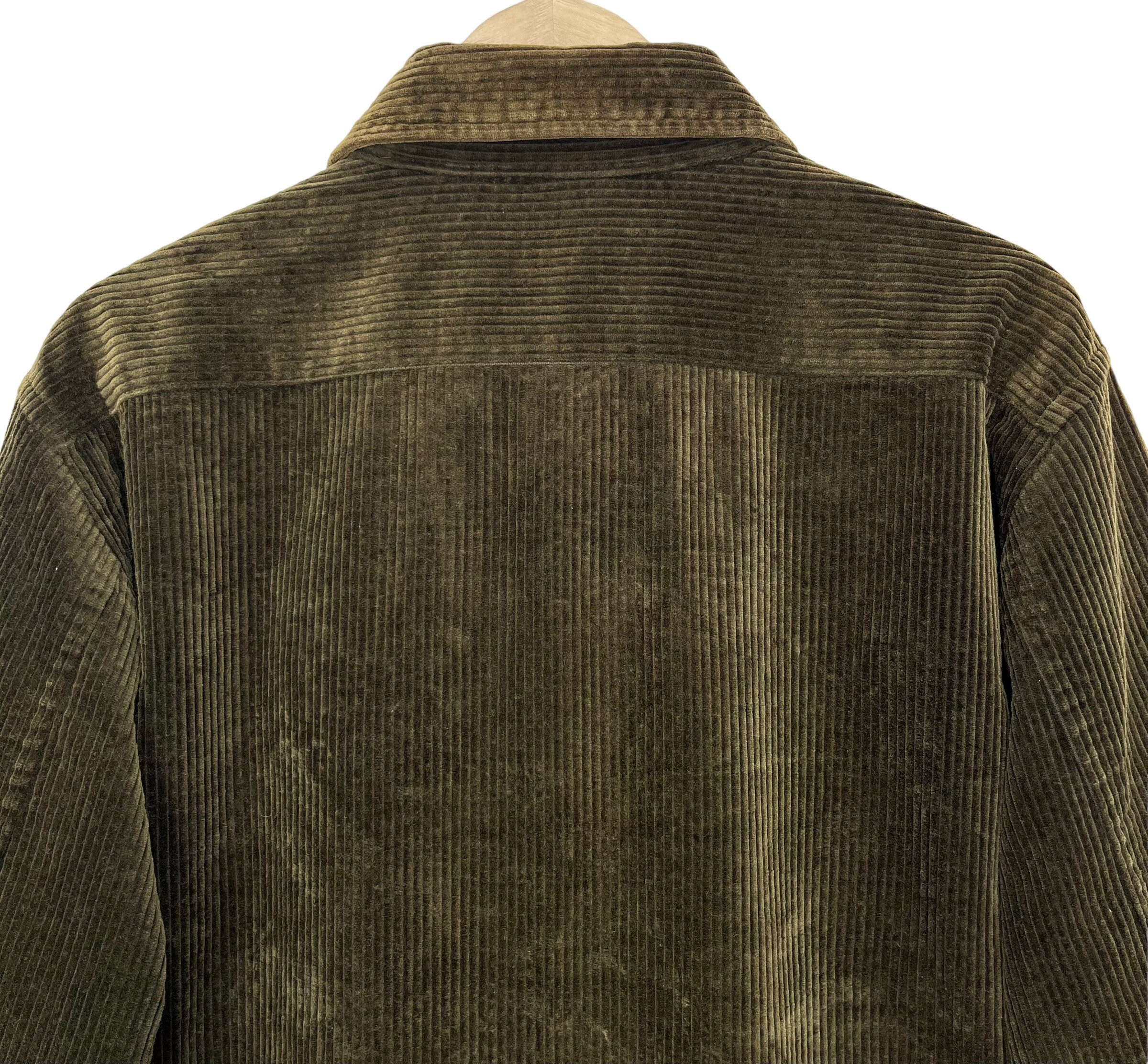 【初回限定】 Vintage 90's Luxury Designer Jacket Chore Corduroy Lacoste ジャケット・アウター