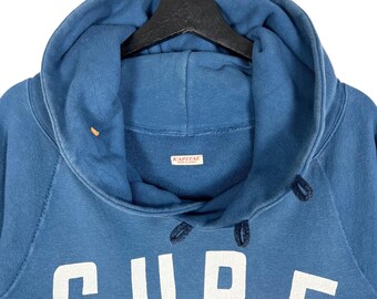 Kapital Surf Unisex Pullover Button Hoodie Blue Size 1 Small Made