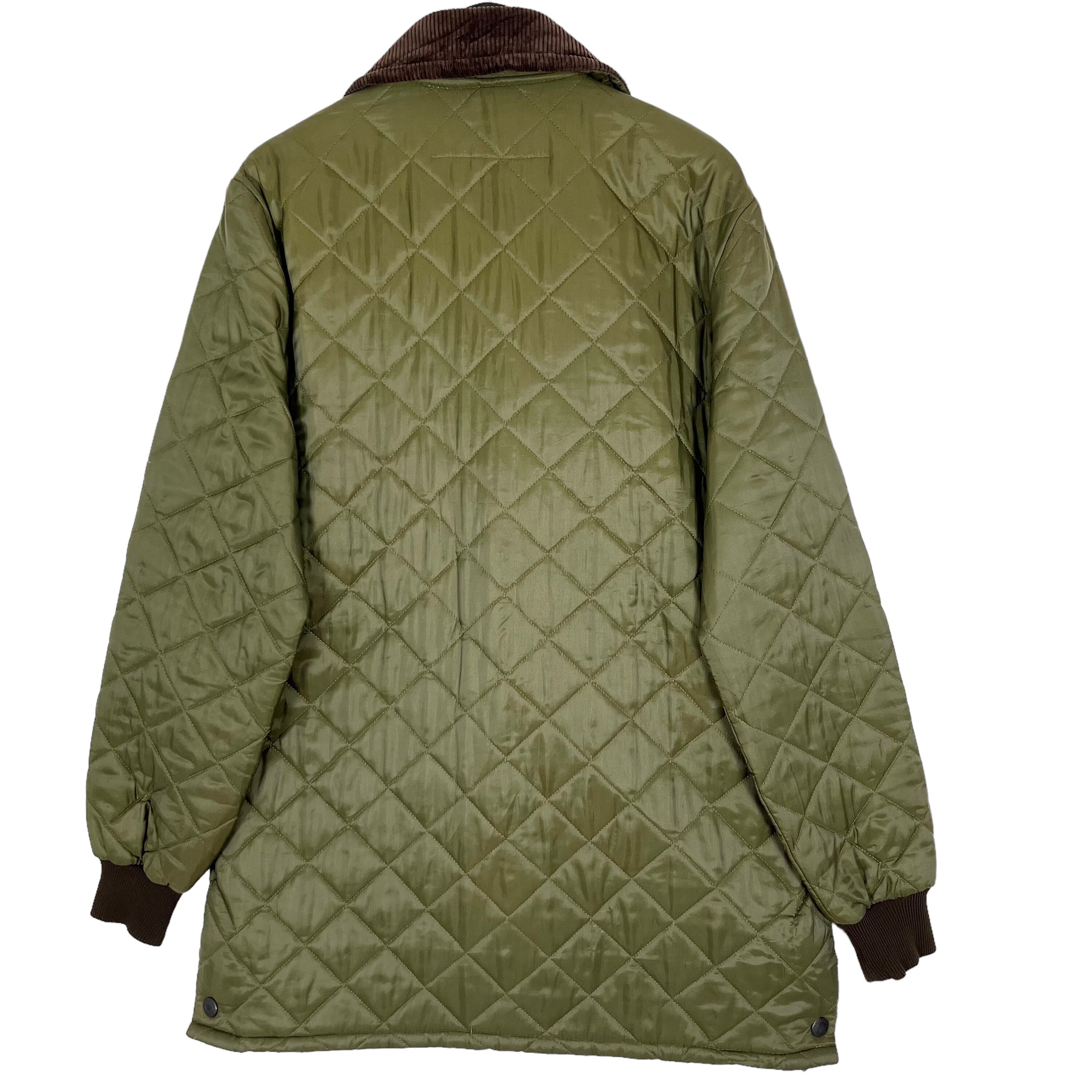 Barbour quilted jacket with cord collar womens hotsell