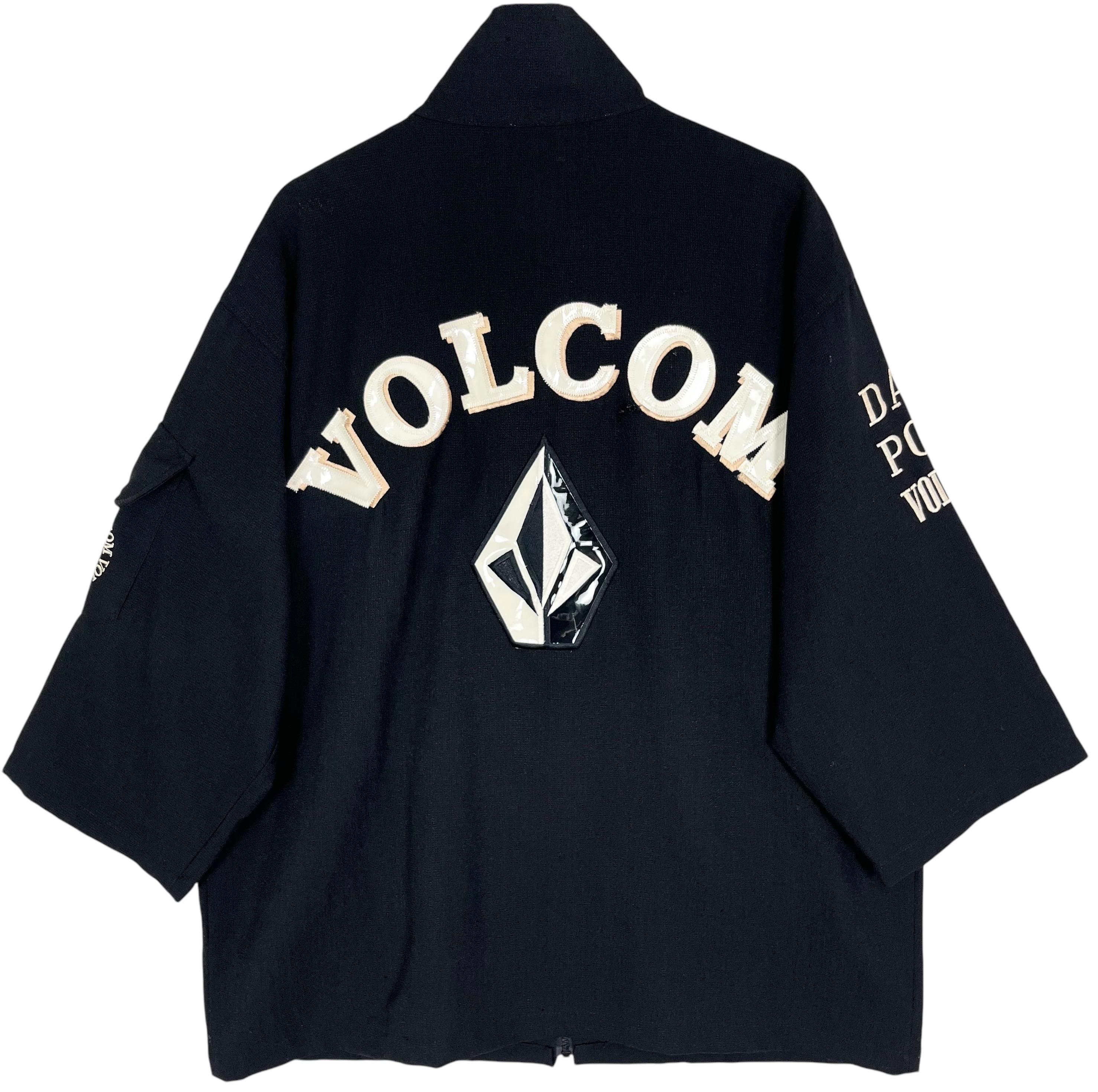Vintage Volcom Scout Series Oversized Three Quarter Sleeve Zipper