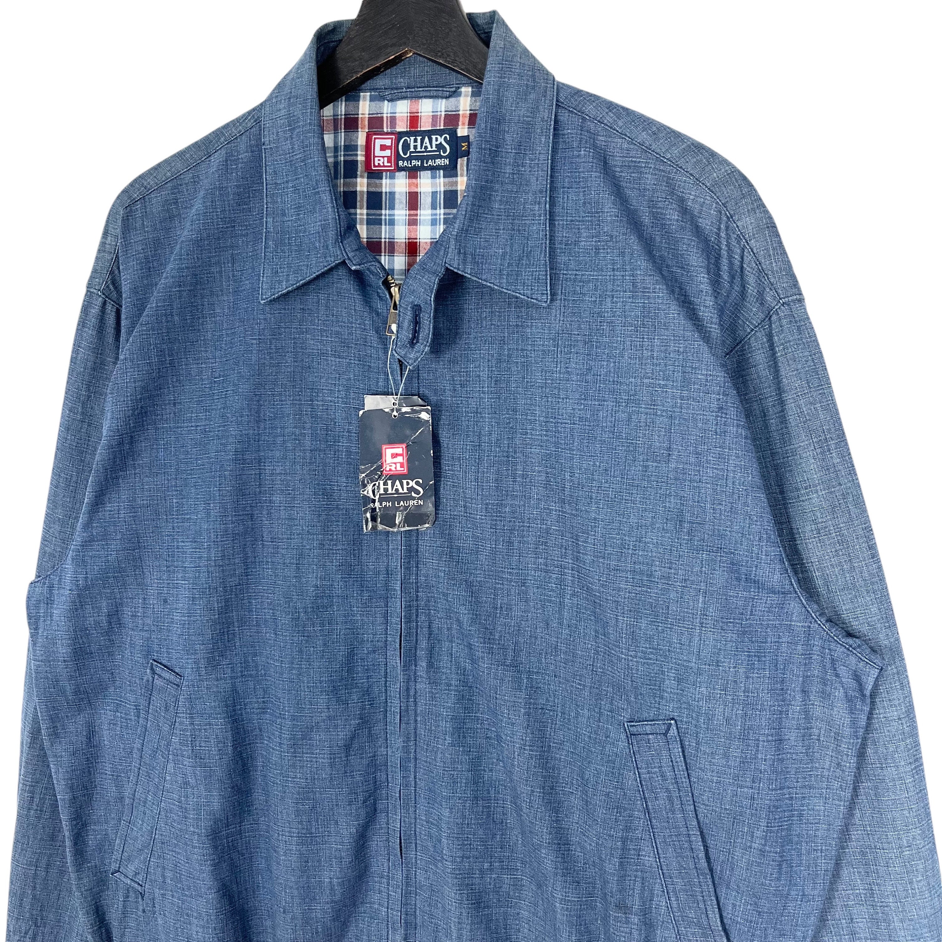 Chaps Ralph Lauren Harrington Jacket Blue Size M Made in Japan - Etsy