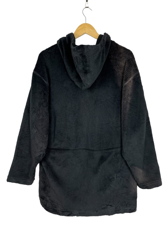 Vintage 90's Lacoste Sport Polartec Hoodie Corduroy Parka Jacket