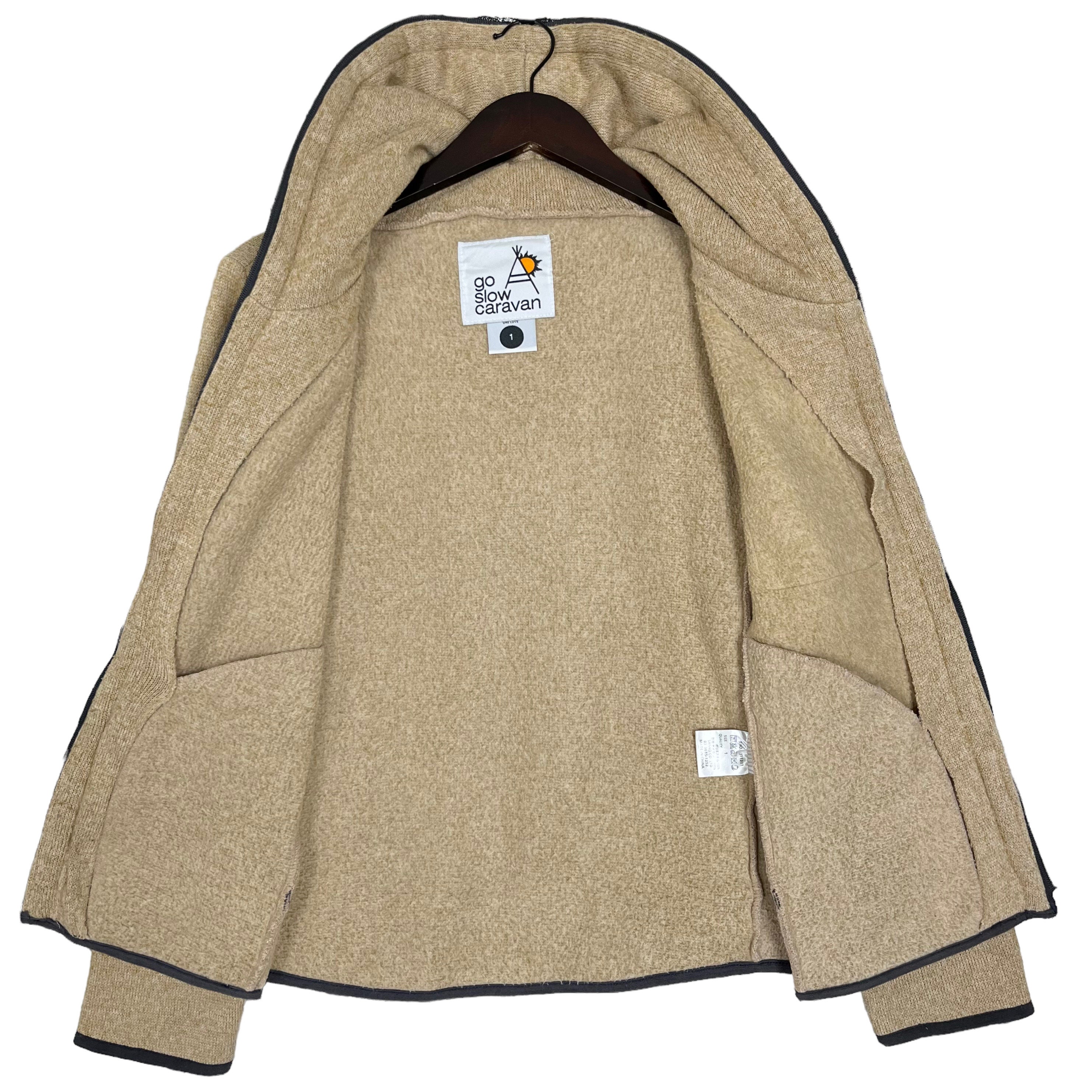 Go Slow Caravan Full Zipper Hoodie Fleece Jacket Outdoor