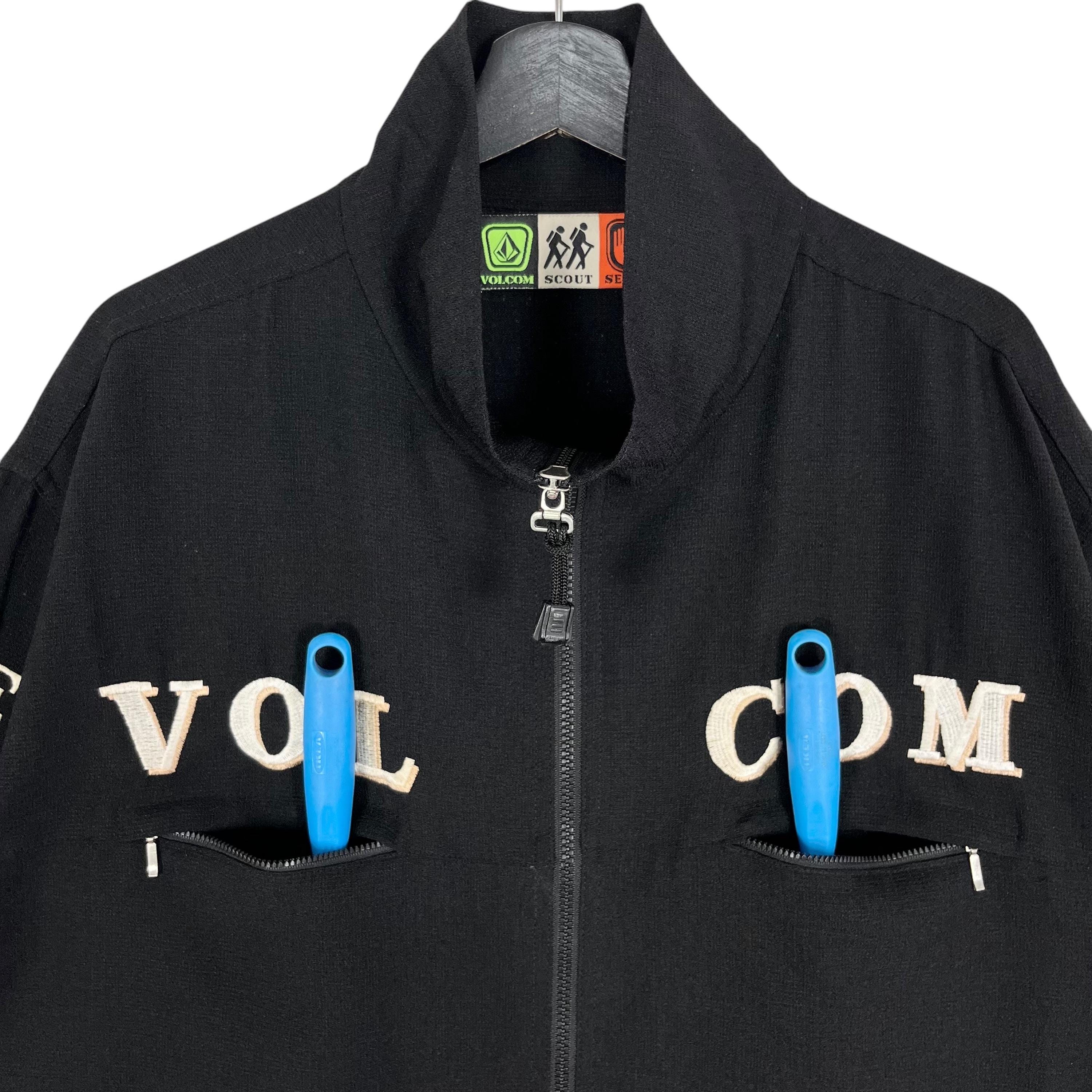 Vintage Volcom Scout Series Oversized Three Quarter Sleeve Zipper