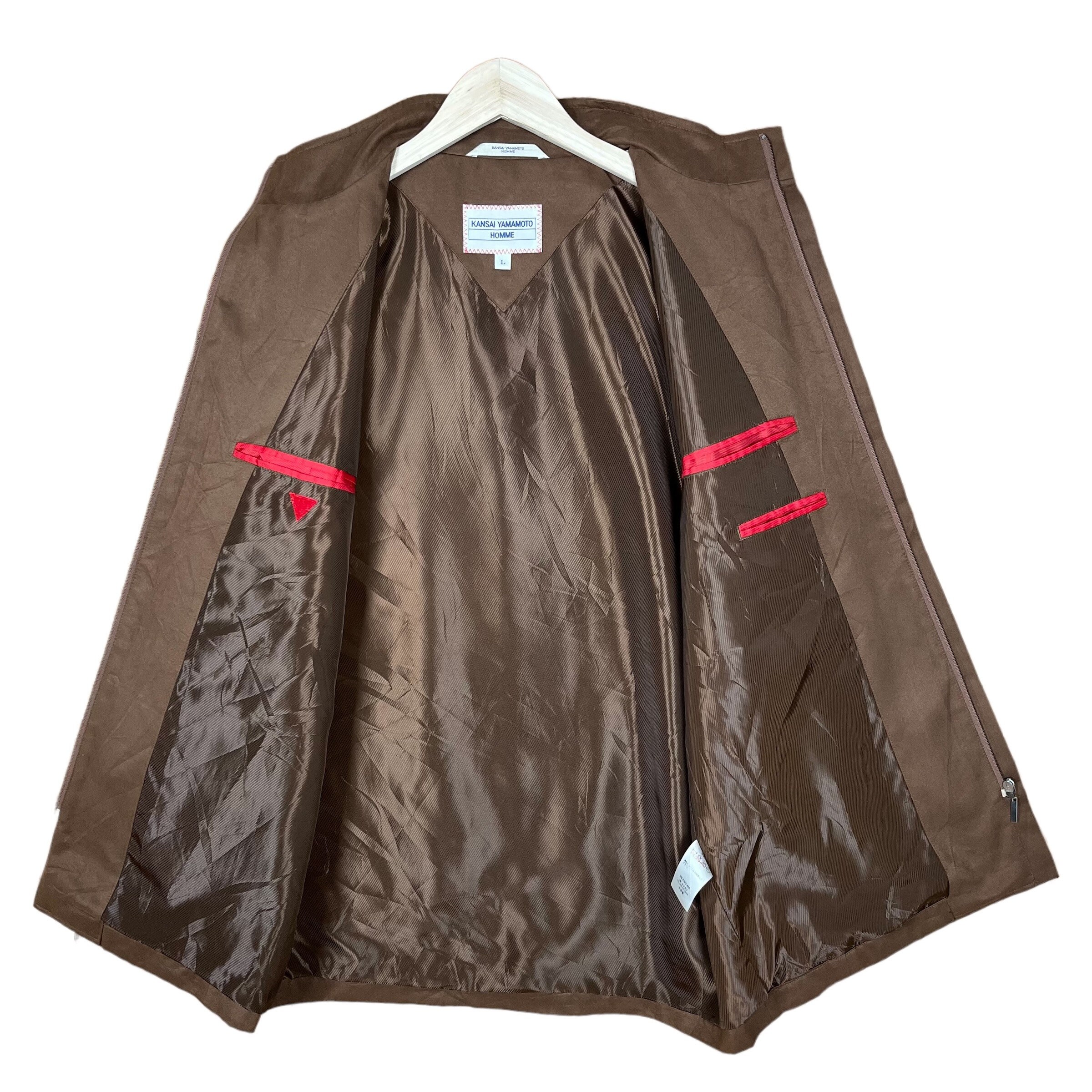 Vintage 90's Kansai Yamamoto Homme Plain Japanese Designer Light