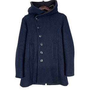 ジャケット・アウター 00s japanese label duffel coat hoodie Japanese Duffle Coat - Etsy