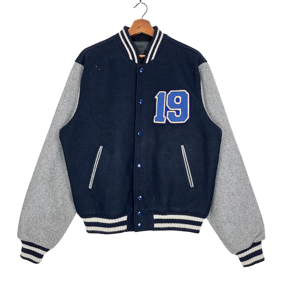 Vintage Back Street Crawler No 19 Patches Embroidery Varsity