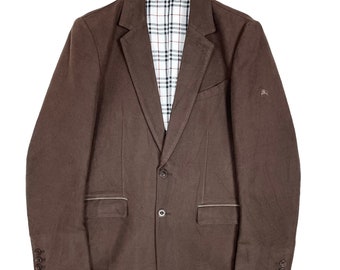 Veste blazer Burberry Black Label pour femme de créateur anglais de luxe marron marron foncé couleur taille moyenne