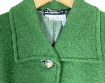 ジャケット・アウター 90s Salvatore Ferragamo cashmere mix JKT Vintage 90's Salvatore Ferragamo Single Button Wool Over Coat