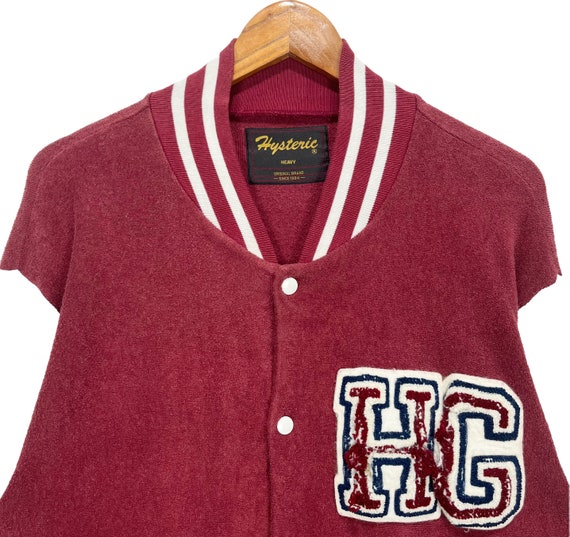 Vintage 90's Hysteric Glamour Embroidery Big Logo Varsity