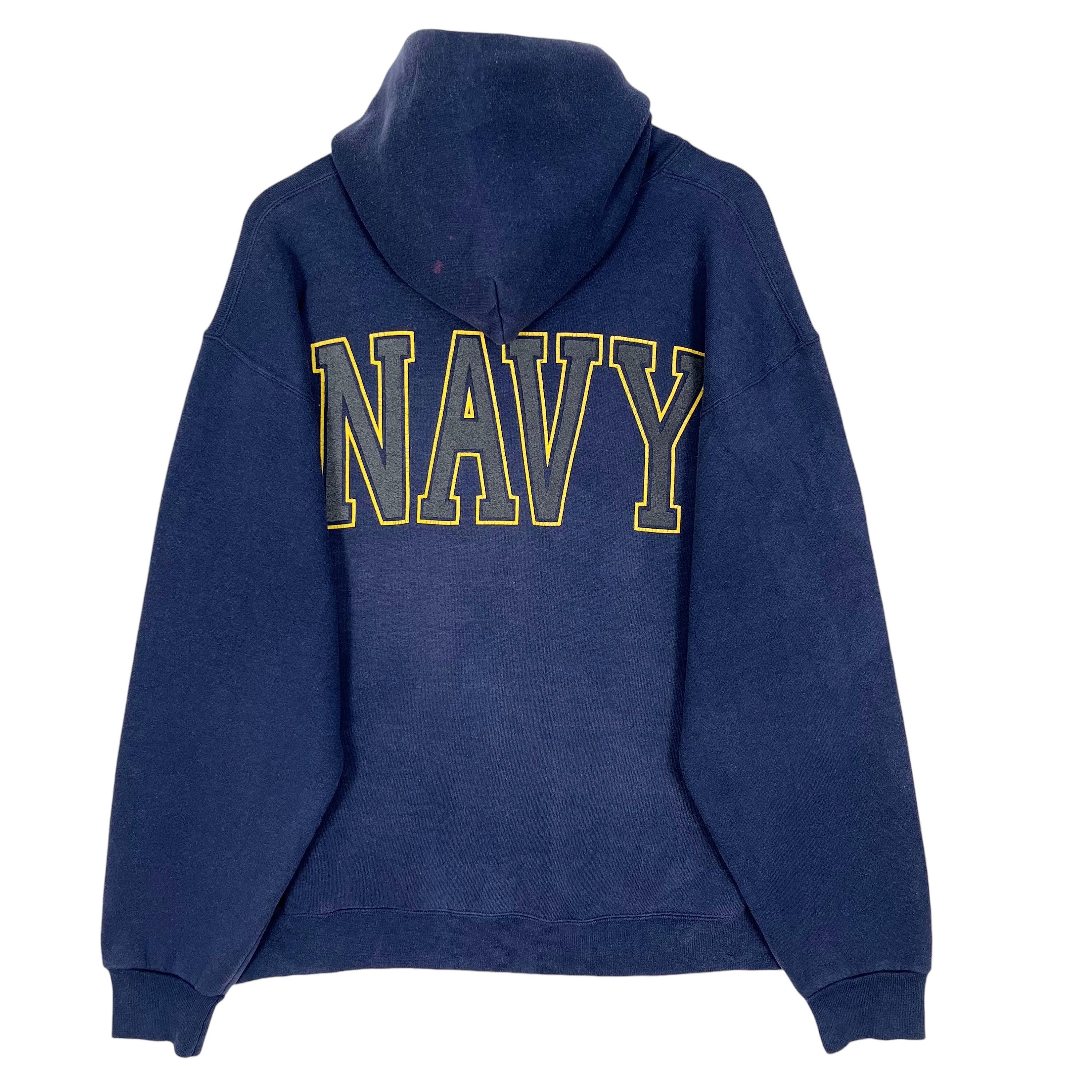 USA製 90s US NAVY Hoodie パーカー Size M Vintage 90's United State Navy US Navy Pull Over Hoodie