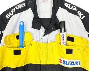 Vintage 90's Suzuki Short Sleeve Coverall Japanese