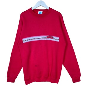 Vintage 90’s California Surfboard Surfwear Jumper Crewneck Sweatshirt Red Size Medium Made in Australia