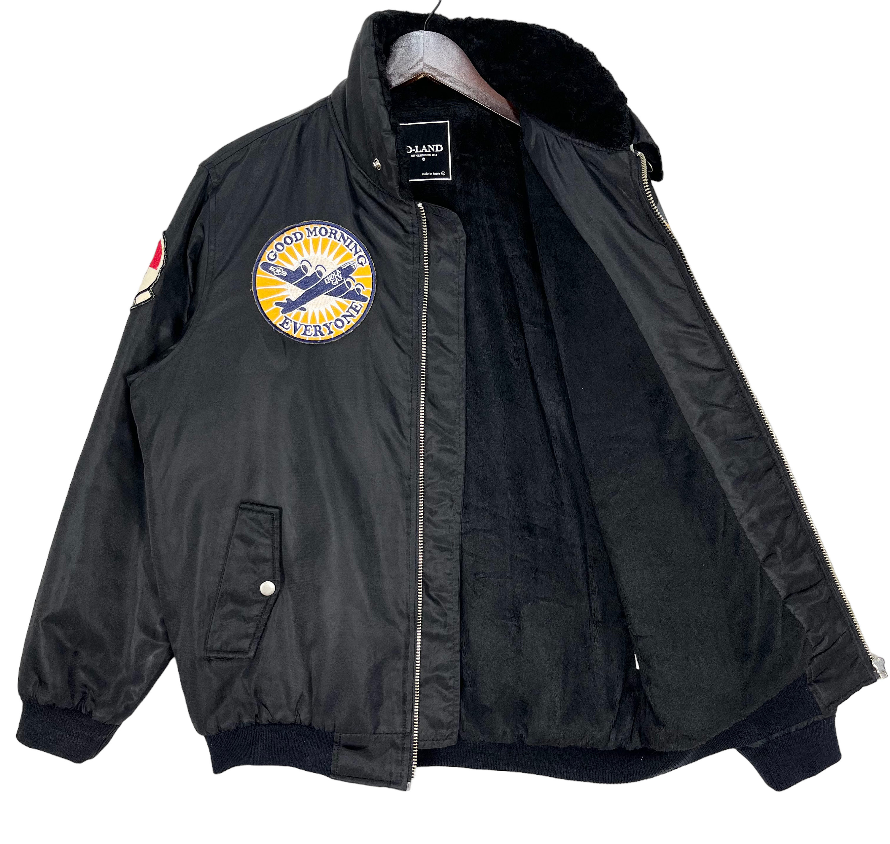 D-land USN Bomber Flight Jacket Bomb Squadron United State Navy 