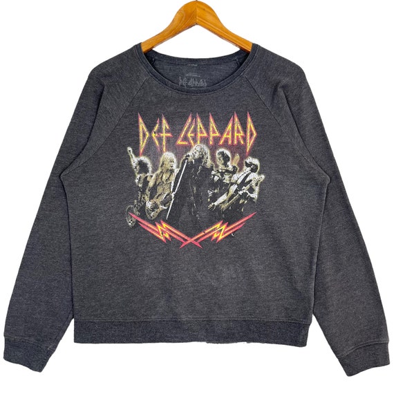 古着通販 M☆古着 長袖 ロック バンド スウェット メンズ 90s Def