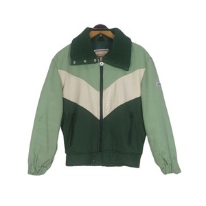 Vintage 90's Moncler Ski Wear Winter Colorblok Designer Luxury