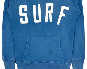 KAPITAL SURFパーカー ブルー Kapital Surf Unisex Pullover Button Hoodie Blue Size 1 Small Made