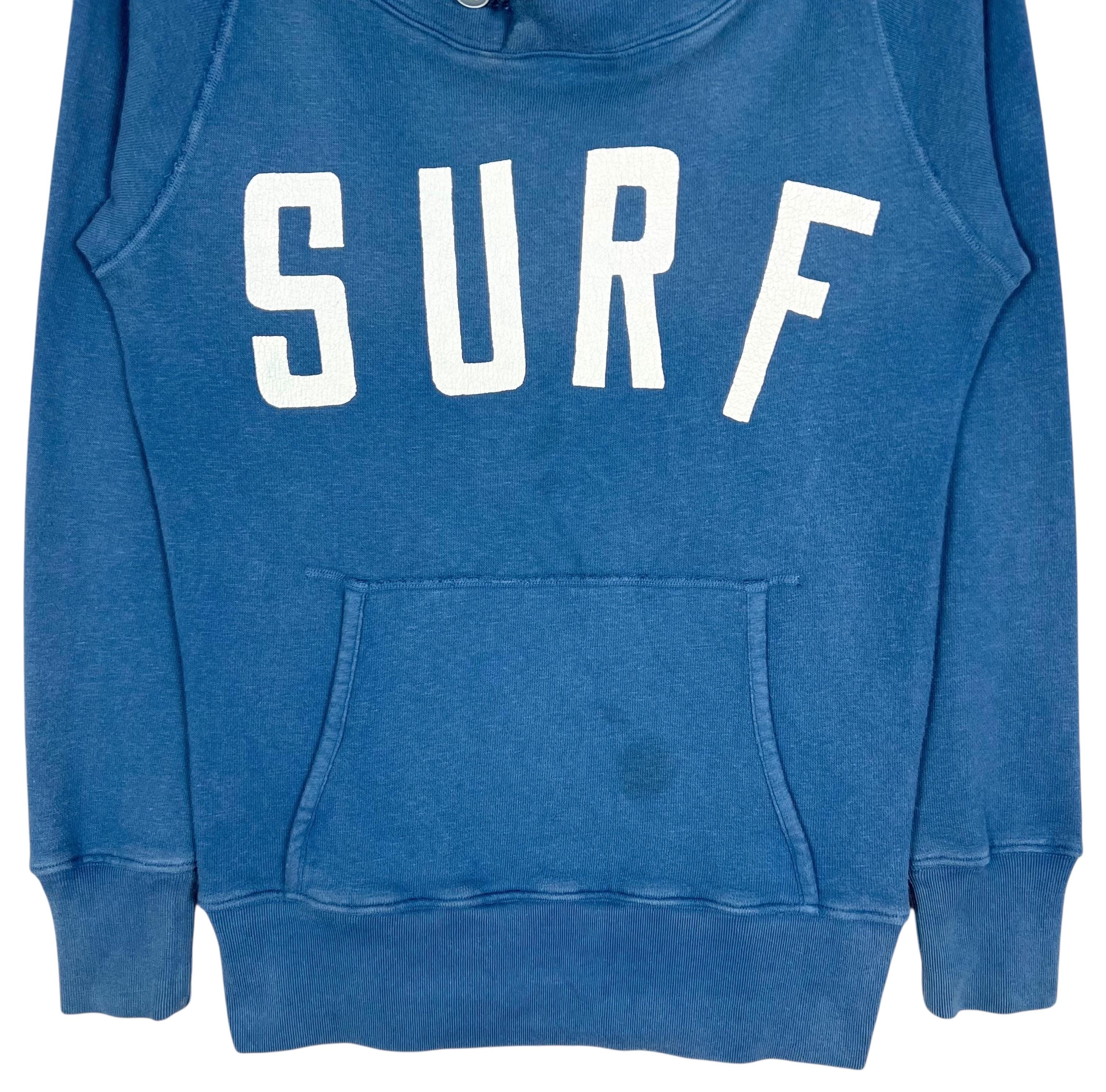 KAPITAL キャピタル　SURF ボタンパーカー　1 Kapital Surf Unisex Pullover Button Hoodie Blue Size 1 Small Made