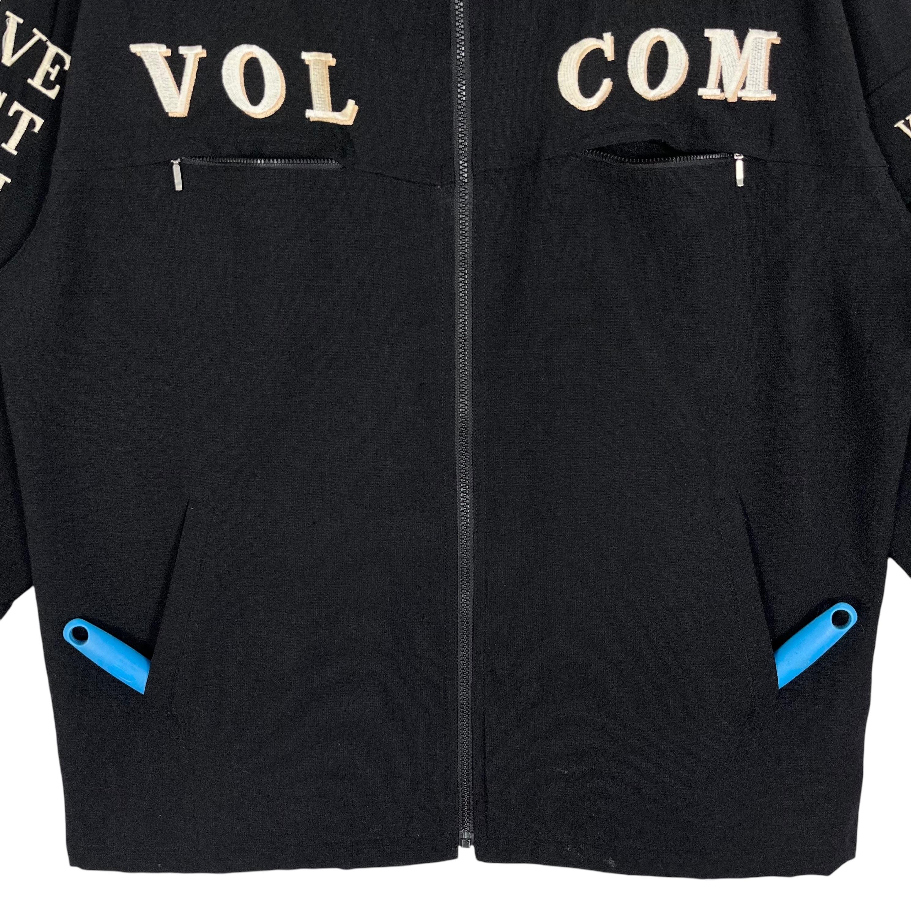 Vintage Volcom Scout Series Oversized Three Quarter Sleeve Zipper