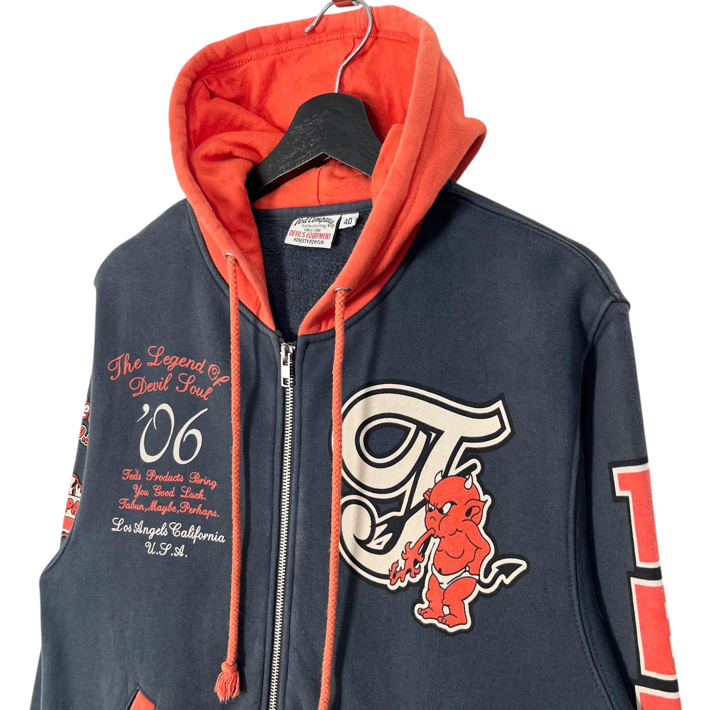 Tedman's Ted Company Zipper Hoodie Lucky Devil Teddy's Division