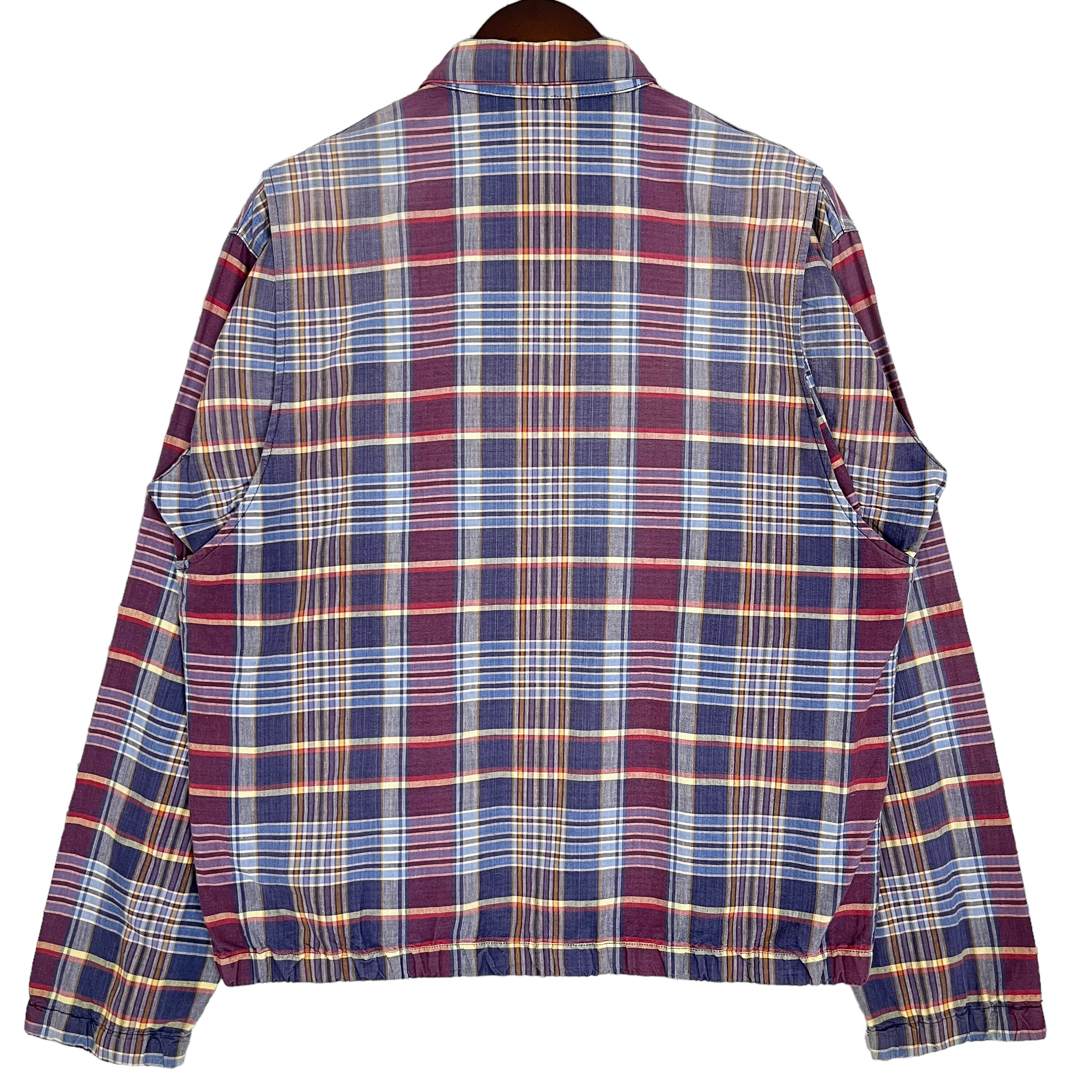 Vintage 90's Polo Ralph Lauren Checkered Zipper Light Harrington