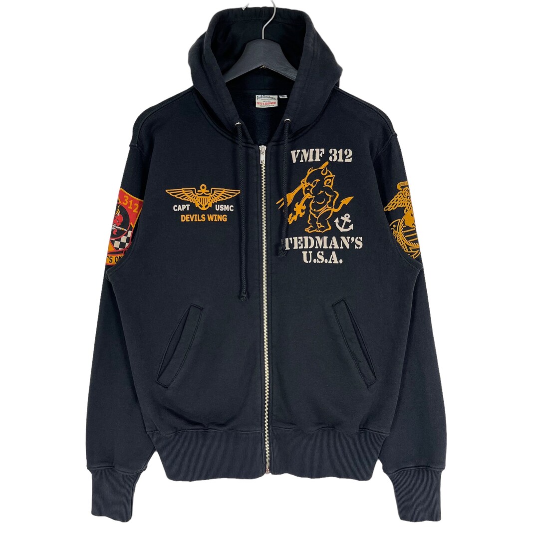 Tedman's USA Ted Company USAF Devils Wing Zipper Hoodie Jacket