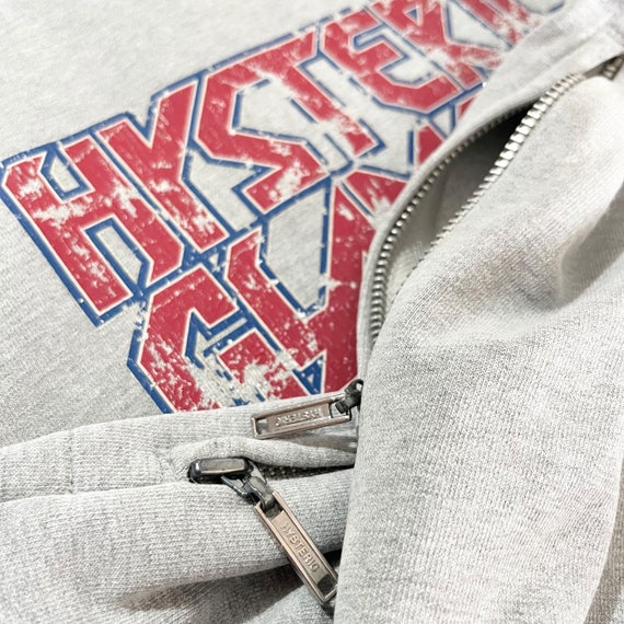 Hysteric Glamour Reflective Logo Pocket Pullover Hoodie Size M