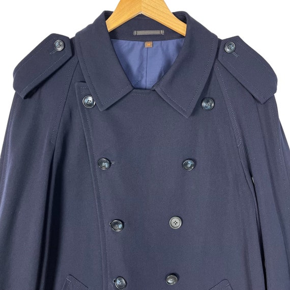 Vintage 90's YSL Yves Saint Laurent Trench Coat French Designer