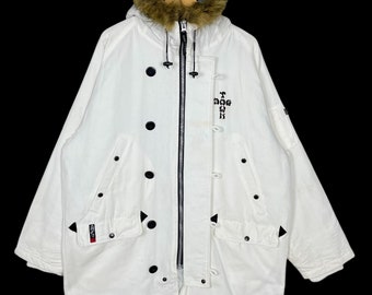 Dogtown Streetwear Skates Brand Furs Hoodie med Dragkedja Vit Storlek XL