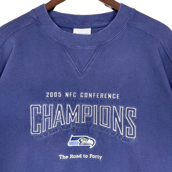 2005 NFC Conference Seattle Seahawks Sweatshirt N… - image 2