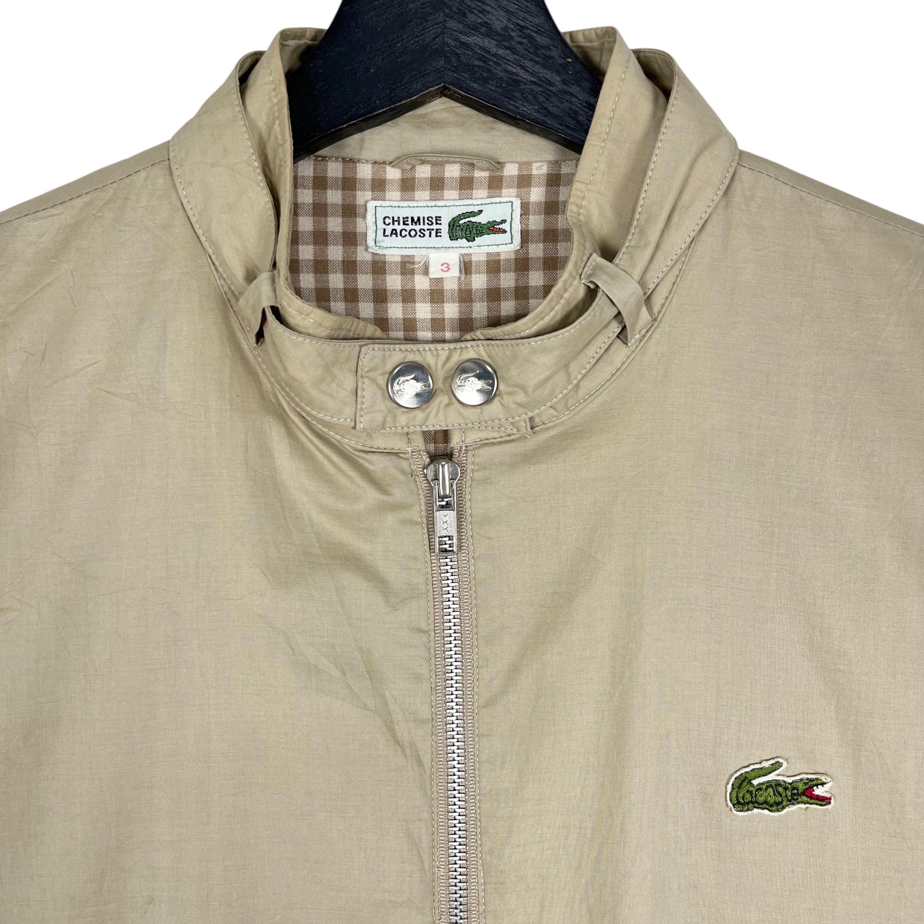 80年代初期 フレラコ ロングスリーブ ベージュ サイズ6 LACOSTE LACOSTE - 80s ビンテージ フランス製 ラコステ フレラコ 長袖