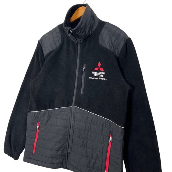 Mitsubishi Motors Zipper Padding Fleece Jacket Motorsports Racing