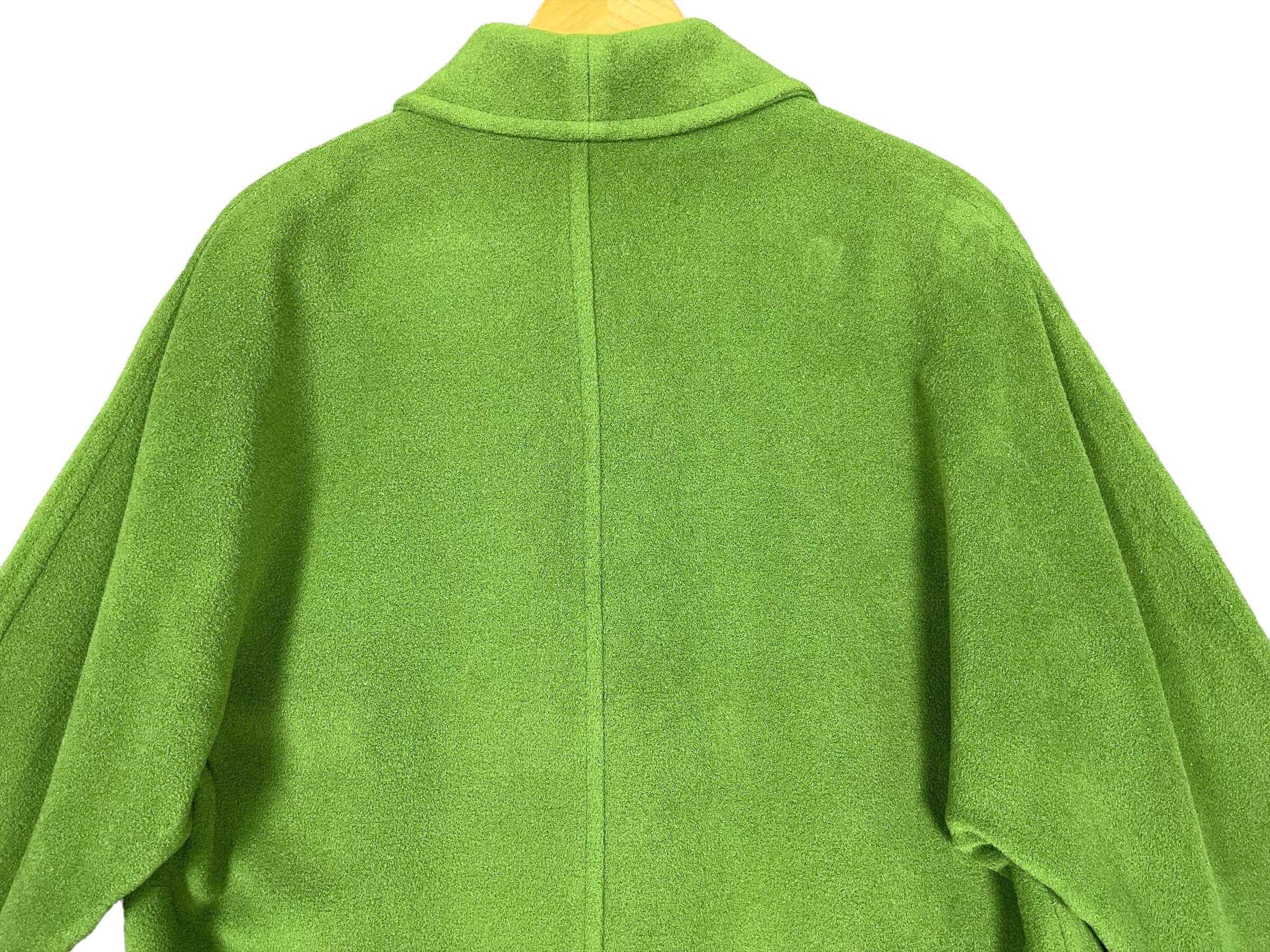 Vintage 90's Salvatore Ferragamo Single Button Wool Over Coat