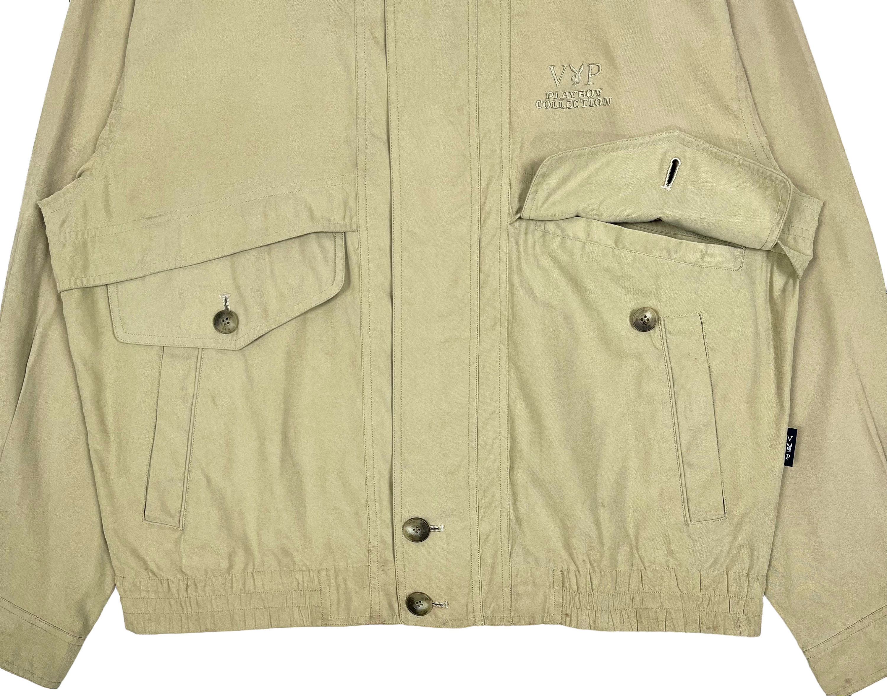 Playboy VIP Collection Light Zipper Jacket Mens Size Large