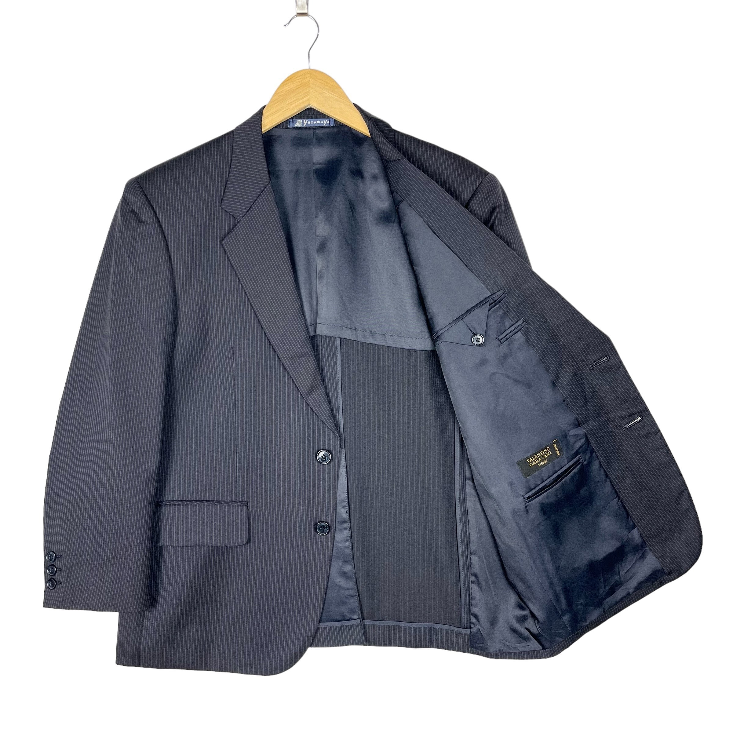 ジャケット VALENTINO GARAVANI Navy Blue Viscose Blazer 16459641_32031365_600.jpg