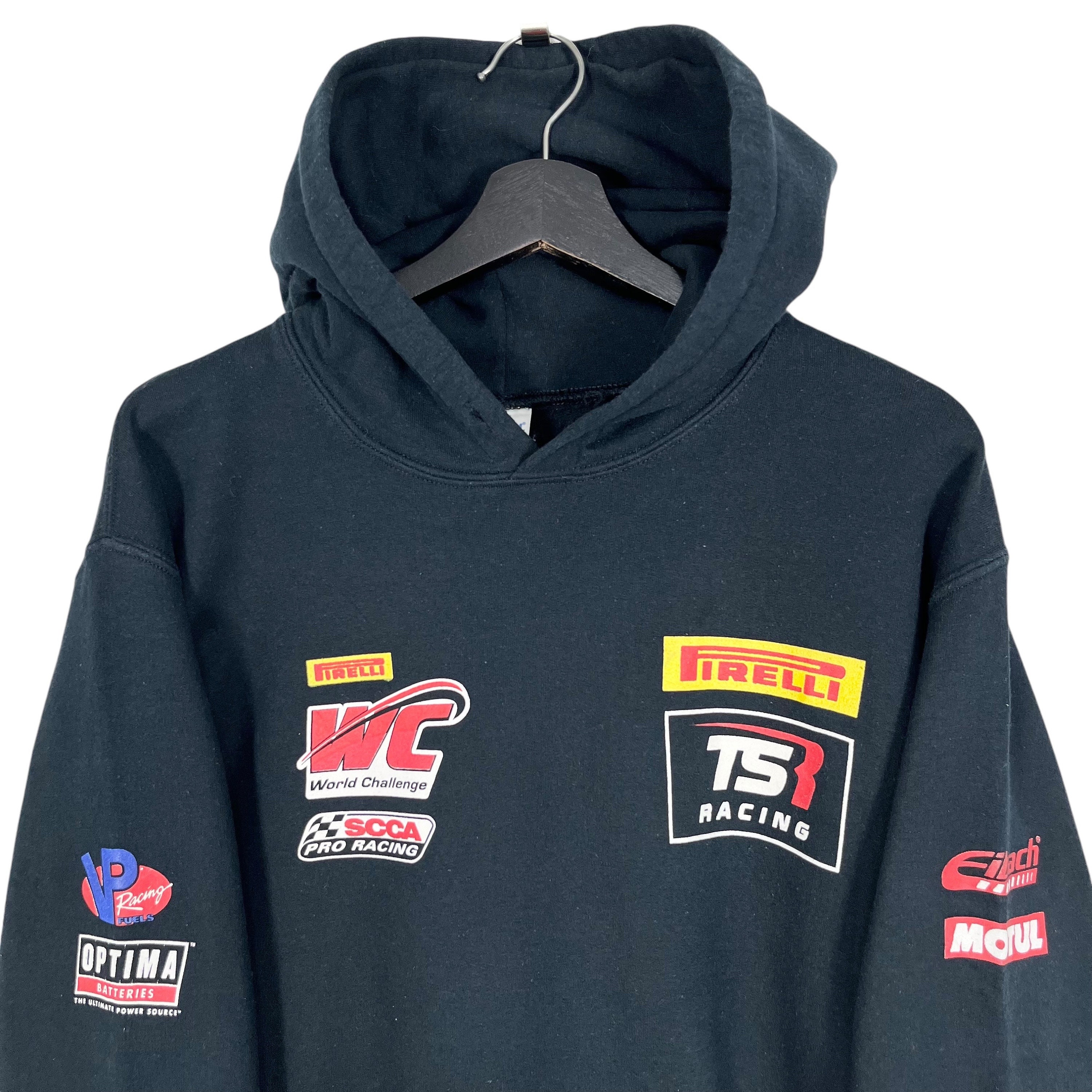 Techsport Racing Motorsport Pull Over Hoodie Pirelli SCCA Pro Techsport Racing Motorsport Pull Over Hoodie Pirelli SCCA Pro