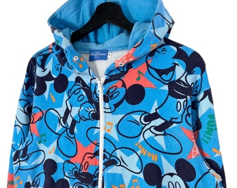 d*7様 Disney Mickey Jacket Mサイズ Disney Varsity Denim Jacket 1928 Mickey Mouse Triple