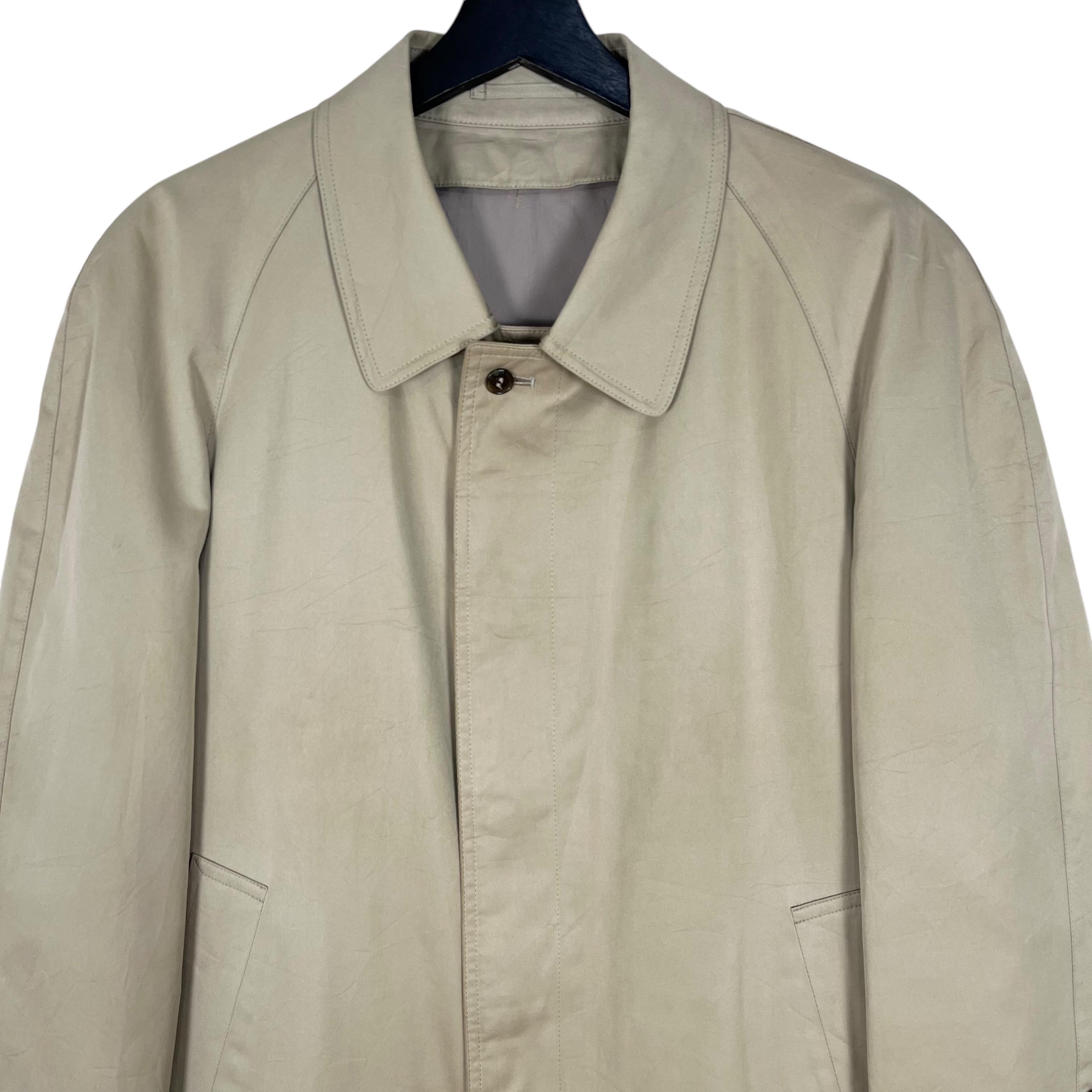 YSL Yves Saint Laurent Diffusion Hommes Trench Coat Men Beige