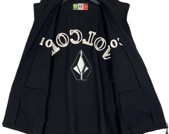 Vintage Volcom Scout Series Oversized Three Quarter Sleeve Zipper