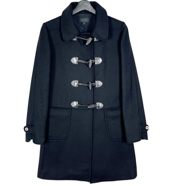 A.P.C. ウールコート レディース サイズ36 フランス製 ブラック
